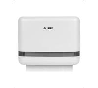 AIKE PageTurner Distributeur de Essuie-Mains Murale, 200+ Feuilles, Ouverture Latérale pour Maison & Commerce, Compatible Papier H2 Plié Z (<9cm), AK5151 Blanc