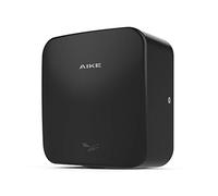AIKE Sèche-mains ultra résistant Jet Cube haute vitesse pour salle de bain 110 V 1400 W, modèle AK2800C avec housse peinte en noir mat