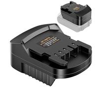 Aikeec Adaptateur de Batterie Compatible Makita 18V pour Outils Metabo 18V - Convertisseur pour Accessoires Metabo (Non Compatible avec Série HPT & Batteries LiHD)