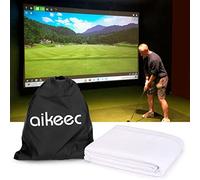 aikeec écran d'impact de simulateur de Golf intérieur écran de Projection de simulateurs de Golf avec 14 Trous à œillets pour l'entraînement au Golf.