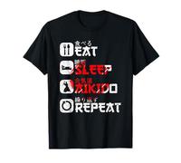 Aikido Aikidoka Japonais Arts Martiaux Budo Ju-Jutsu T-Shirt