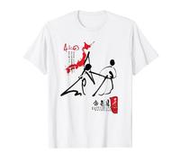 Aikido JO Arts martiaux (avec carte du Japon rouge) T-Shirt