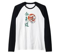 Aïkido Kanji Calligraphie Japonaise Dragon Arts Martiaux Manche Raglan