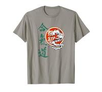 Aïkido Kanji Calligraphie Japonaise Dragon Arts Martiaux T-Shirt