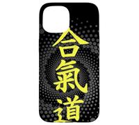 Aikido Kanji Spiral Energy, Art Aiki Coque pour iPhone 15
