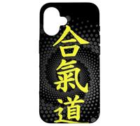 Aikido Kanji Spiral Energy, Art Aiki Coque pour iPhone 16