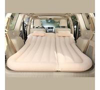 Aikimfuly Matelas gonflable de voiture auto-gonflant, mobile, plus épais, portable, lit de voiture, camping, matelas gonflable (D beige)