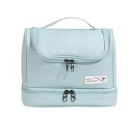 Aikimfuly Trousse de maquillage portable - Organiseur de maquillage de voyage multicouche de grande capacité avec rangement pour soins de la peau et parfum