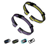 Aikko Lot de 2 sangles de rechange de qualité professionnelle pour collier électronique de chien - Collier de dressage réglable avec boucle sécurisée pour toutes les races, compatible avec la plupart