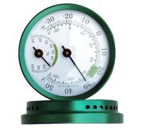 Aikryee Hygromètre d'extérieur - Thermomètre météo sans pile - Moniteur d'humidité intérieure pour humidificateur, serre, jardin, cave, armoire, etc