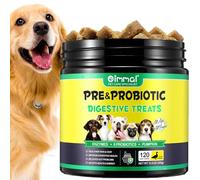 AIKUWWOIRQIA Probiotiques pour Chiens, Les probiotiques mâcher pour Les Chiens, Le Soutien à l'immunité, favoriser la santé intestinale, améliorer la Digestion et l'immunité, 120 Chews Duck