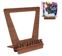 Aikyam Records Support de disque vinyle 3D rétro en bois - Idées de cadeaux - Accessoires pour album de disques vinyles LP