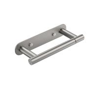 Aikzik Porte-rouleau de papier toilette avec 2 méthodes de montage - Sans perçage - Support mural pour papier toilette - En acier inoxydable - Pour cuisine et salle de bain