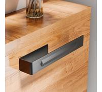 Aikzik Porte Serviette Salle de Bain sans Perçage, Porte-Serviette Auto-Adhésif, Porte-Serviettes Mural pour Salle de Bain Cuisine, Design Moderne Noir