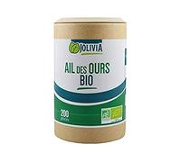 Ail des ours Bio - 200 gélules végétales de 250 mg | Format Gélule | Complément Alimentaire | Vegan | Fabriqué en France