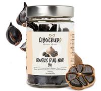 Ail Noir Fermenté Bio - 200g. Gousses Entières d'Ail Noir Bio d'Espagne de Qualité Premium Riche en Sels Minéraux Vegan & Naturel. Énergisant et Antioxydant.