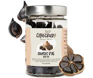 Ail Noir Fermenté Bio - 200g. Gousses Entières d'Ail Noir Bio d'Espagne de Qualité Premium Riche en Sels Minéraux Vegan & Naturel. Énergisant et Antioxydant.