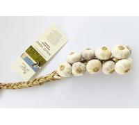 Ail Rouge de Nubie - Tresse Artisanale de 11 Têtes - 100% Naturel, Séché au Soleil, Récolté à la Main en Sicile