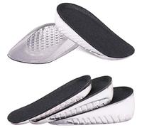 Ailaka Gel Hauteur Augmentation Semelles Hommes & Femmes, Semelles Invisibles Rehaussement Chaussures, Auto-Adhésif Hauteur Augmentant Demi-Semelles