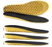 Ailaka Hauteur Augmentation Semelles élastiques absorbant les chocs pour chaussures de sport, semelle grandissante de rechange alvéolaires souples respirantes pour hommes femmes