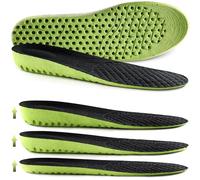 Ailaka Hauteur Augmentation Semelles élastiques absorbant les chocs pour chaussures de sport, semelle grandissante de rechange alvéolaires souples respirantes pour hommes femmes