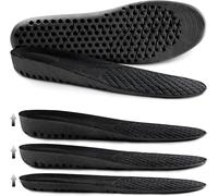 Ailaka Hauteur Augmentation Semelles élastiques absorbant les chocs pour chaussures de sport, semelle grandissante de rechange alvéolaires souples respirantes pour hommes femmes