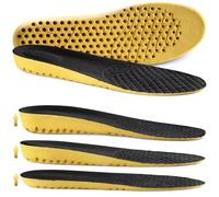 Ailaka Hauteur Augmentation Semelles élastiques absorbant les chocs pour chaussures de sport, semelle grandissante de rechange alvéolaires souples respirantes pour hommes femmes