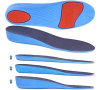 Ailaka semelles de chaussures pour augmenter la taille, coussinets élastiques respirants pour absorber les chocs et remplacer les semelles de sport pour hommes et femmes Hauteur du Talon:3.5cm