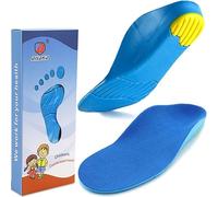 Ailaka Semelles Orthopédiques Enfant, Support Voûte Plantaire, Silicone Transparent, Nid d'Abeille Respirant, Soulagement Talon, 2 Pièces
