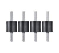 Ailan Amortisseur en Caoutchouc fiable, Solution d'amortissement Haute résistance pour équipements mécaniques et appareils ménagers, Support en Caoutchouc Anti-Vibrations à Double extrémité.