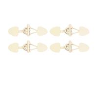 Ailan Boutons à bascule vintage en résine pour veste, duffle-coat, fermeture unique en forme de corne, attaches pour vêtements, pulls, fourrures, vestes, boucles de couture PU, fermeture pour manteau,
