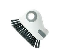 Ailan Brosse de Nettoyage de rainure de fenêtre compacte pour Un Rangement Facile, Brosse de Nettoyage Multifonction 2 en 1, Outils de Nettoyage de Rails de fenêtre, Gris
