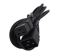 Ailan Câble d'alimentation 16 A, connecteurs IEC320-C20 vers IEC320-C19 mâle/Femelle, rallonge pour Ordinateur Portable, 2500 W, Longueur 8 mètres, 16 A, 125-250 V, Universel, Remplacement pour câble