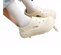 Ailan Chaussures de Douche antidérapantes pour Femmes : évitez Les Accidents à Chaque Pas. Chaussures de Douche pour Femmes et Hommes, Blanc crème, 39【Code Standard】