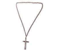 Ailan Collier porte-clés innovant en forme de croix, orné d'un crucifix de