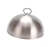 Ailan Couvercle à burger pour plaque de cuisson, couvercle vapeur, dôme pour faire fondre le fromage, vapeur robuste, accessoire indispensable, acier inoxydable résistant à la, StyleB, 14 x 7 cm
