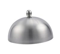 Ailan Couvercle à burger pour plaque de cuisson, couvercle vapeur, dôme pour faire fondre le fromage, vapeur robuste, accessoire indispensable, acier inoxydable résistant à la, StyleC, 14 x 7 cm