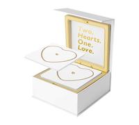 Ailan Créez des bracelets romantiques et élégants à l'aide d'une pince. Kit DIY pour couples, en acier inoxydable et argent, idéal pour la Saint-Valentin, Or, 12 x 12 x 5 cm