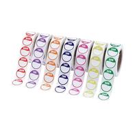 Ailan Étiquettes autocollantes polyvalentes pour les jours de la semaine : identification claire des contenants alimentaires, étiquettes de couleur amovibles pour une organisation facile, gestion des