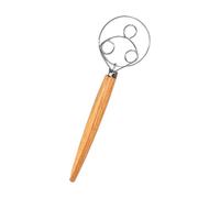 Ailan Fouet à Farine Danois en Acier Inoxydable, Style hollandais, idéal pour Une préparation du Pain et Facile et pour Toutes Vos Aventures culinaires. Mélangeur à Main pour Farine Pain avec