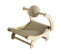 Ailan Griffoir pour Chat avec balles pour Un Divertissement sans Fin des Chats Curieux. Fabriqué en Corde de Chanvre et en Bois.