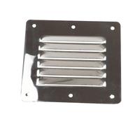 Ailan Grille d'aération rectangulaire en Acier Inoxydable 316 pour Bateau, Yacht Marine. Pièce de Rechange légère et Durable, avec persiennes estampées. Accessoires de Ventilation : 5 x 4,5 Pouces.