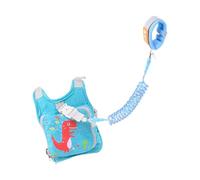 Ailan Harnais élastique pour tout-petit avec attache sécurisée anti-perte au poignet et sac de rangement, pratique pour les sorties quotidiennes. Laisse, vert, 22.5x23.5cm