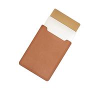 Ailan Housse pour ordinateur portable en cuir PU chic et minimaliste pour les professionnels soucieux de leur style, Pour assurant une portabilité maximale, ambre, 13.3/14''