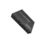 Ailan Hub réseau Robuste à 2 Ports permettant de basculer Entre 2 réseaux externes sans interférence. Boîtier de Commutation réseau à Bouton-Poussoir.