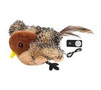 Ailan Jouet interactif avancé pour Chat, en Peluche Douce, simulant Le | oiseaux pour des moments de jeu amusants. Robuste, cet qui gazouille est fabriqué avec une technologie de pointe et coutures