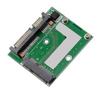 Ailan La Carte de Conversion Efficace Mini PCIE M SSD vers 0 fournit Une Connexion de données avec Un SSD M 50 mm, Aucun Pilote requis Mini PCIE vers Module Adaptateur Convertisseur Disque Dur