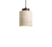 Ailan Luminaire Suspendu élégant en Pierre avec Ampoule E27, Lustre Wabi Sabi avec Pierre de marbre Robuste, adapté à n'importe Quelle pièce, luminaire