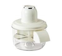 Ailan Machine à éplucher les Pour raisins électrique, rechargeable par USB, outil automatique pour éplucher les petits fruits, cerises, tomates et fruits en ABS, Blanc avec la bouche