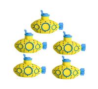 Ailan Mini sous-marin décoratif pour aquarium, mignon et léger, en PVC, qui embellit l'esthétique aquatique et ajoute un joli décor à votre aquarium. Figurine de mini sous-marin en PVC, idéale pour la